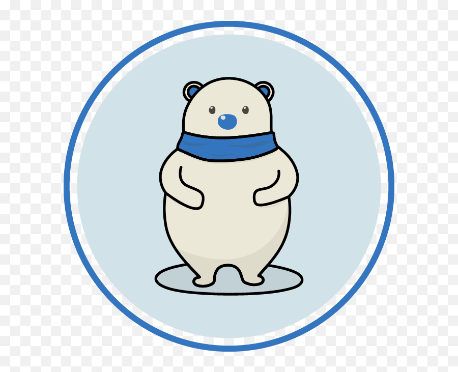 Christmas Icon Polar Bears Blue Graphic By Vdashstudio - Language Png,Panda Bear Icon