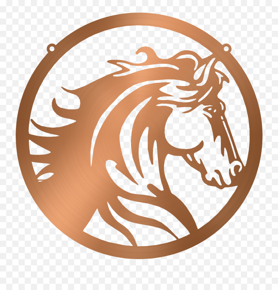 Horse Head U2013 Steel Decors - Horse Logo Transparent Png,Horse Head Icon