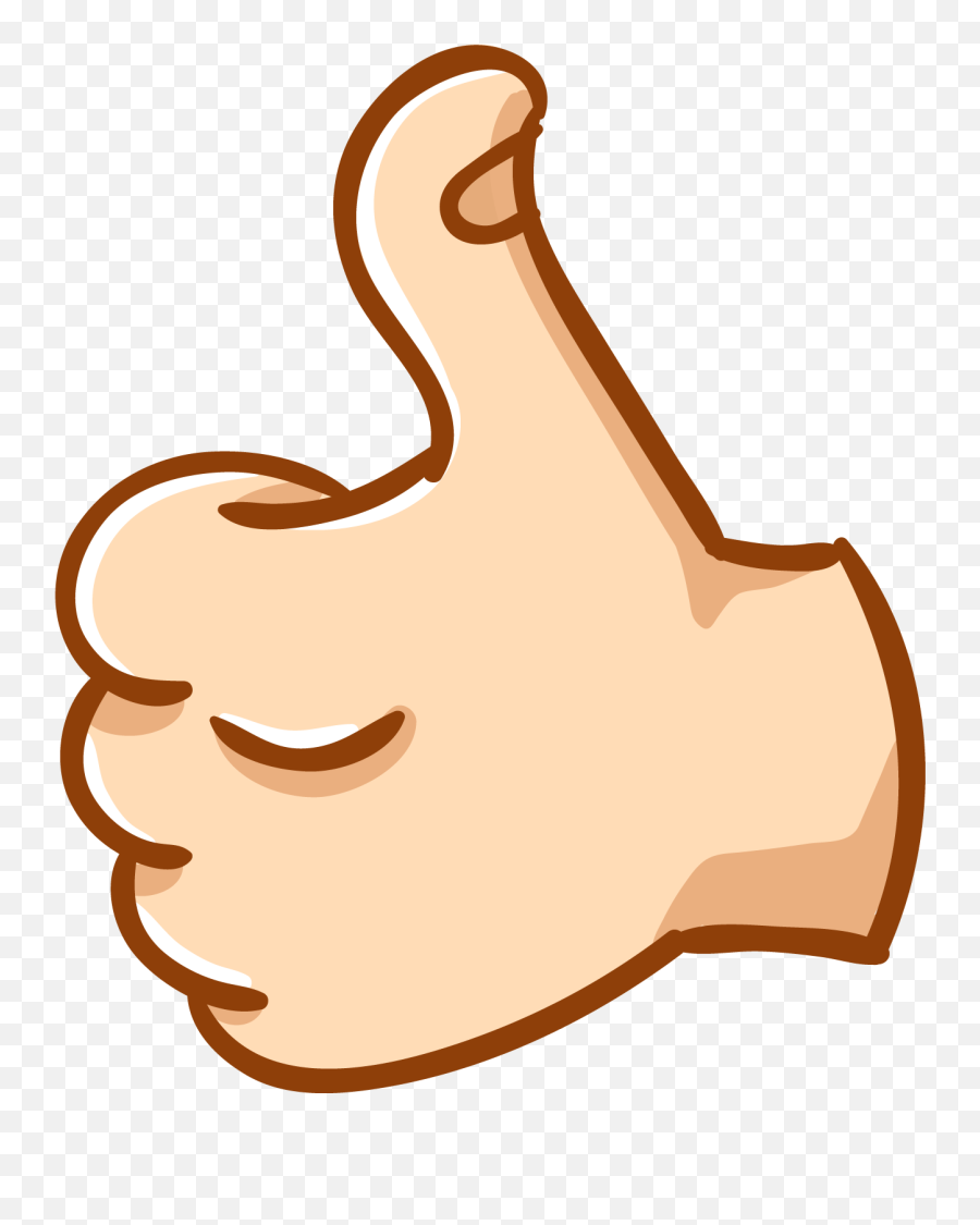 Fingers Clipart Okay - Thumb Up Sticker Png,Ok Hand Sign Png