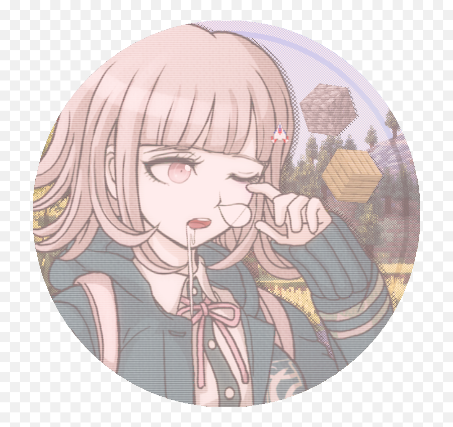 Insert Aesthetic Title Here - Chiaki Crying Sprite Png,Chiaki Icon