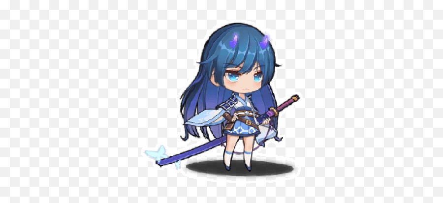Chibi Illusion Connect By Clinea - Sticker Maker For Whatsapp Oda Nobunaga Illusion Connect Png,Fire Emblem Lucina Icon