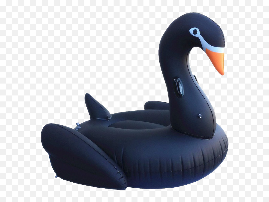 Giant Inflatable Black Swan Pool Float - Transparent Pool Floats Png,Pool Float Png