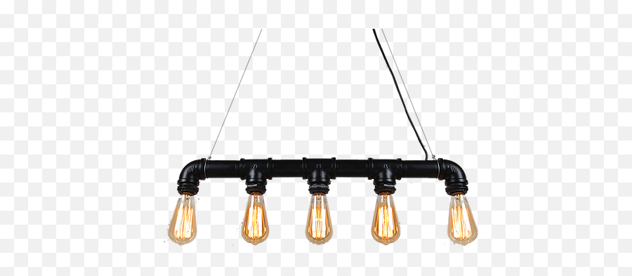 Industrial Steampunk Pipe Lighting - Chandelier Png,Steampunk Png