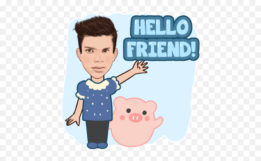 Hello Friend Friendly Sticker - Hello Friend Friendly Hi Animated Gif Hi Friend Gif Png,Hellofriend Icon