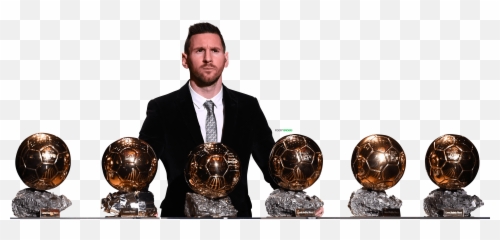 Lionel Messi Ballon Du0027or Football Render - 62493 Footyrenders Messi 6th Ballon D Png,Messi Transparent
