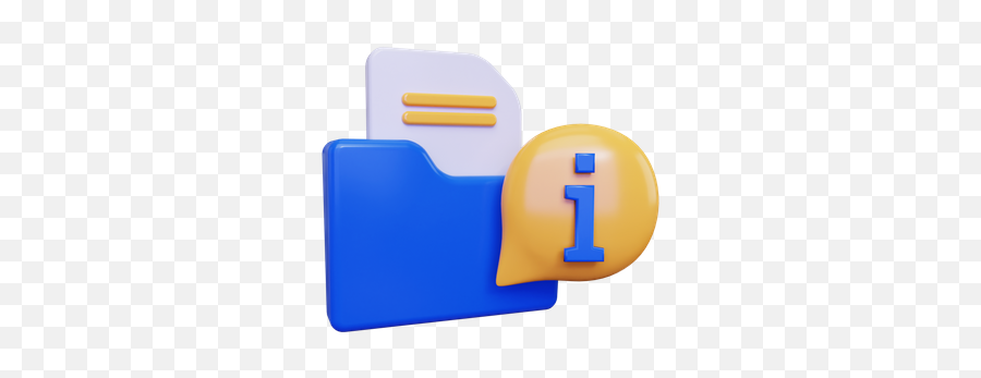 Document - Info Icon Download In Glyph Style Png,Facebook Folder Icon