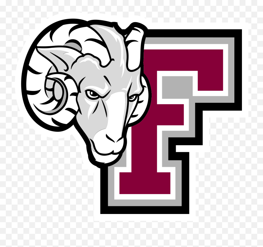Library Of Rams Football Logo Vector Black And White Png - Logo Fordham University,Rams Png