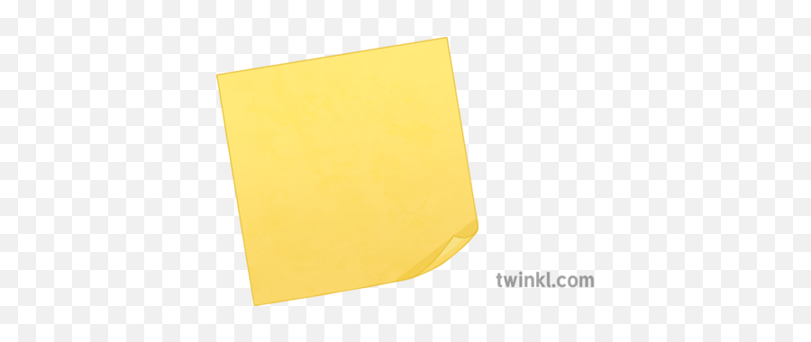 Post It Note Illustration - Twinkl Construction Paper Png,Post It Note Png