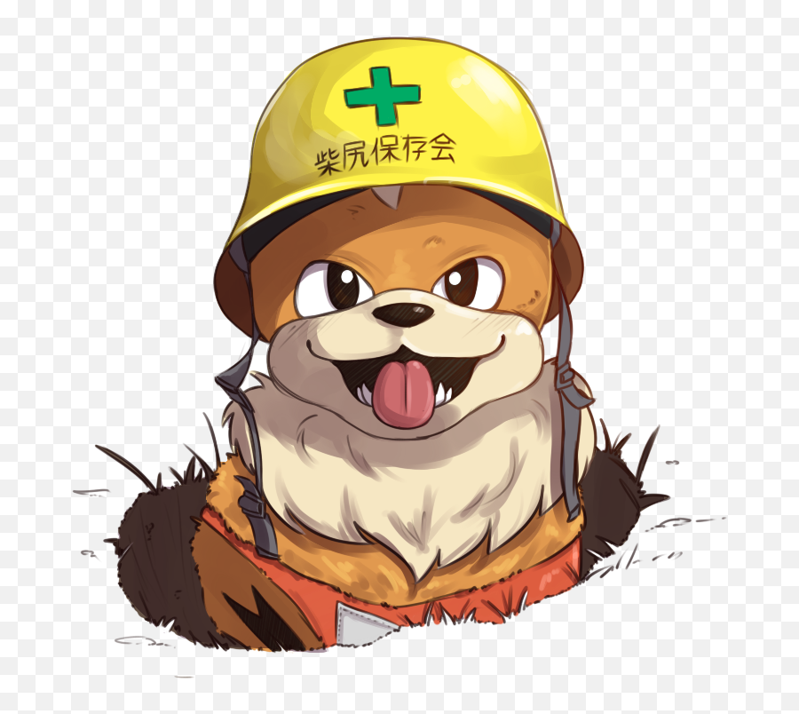 Download Hd Hard Hat Growlithe - Cartoon Png,Growlithe Png