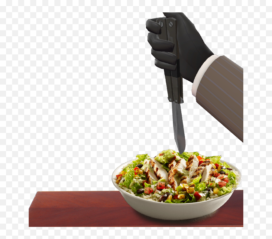 Download Knife Your Salad - Chipotle Bowl Png,Salad Bowl Png