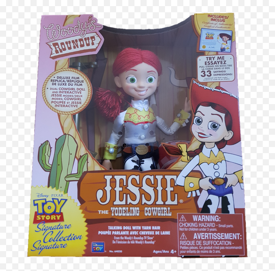 Thinkway Toy Story Jessie Signature Collection Doll - Damaged Stock Cartoon Png,Jessie Toy Story Png