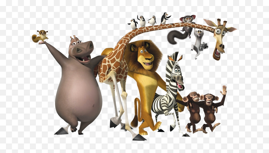 Library Of Madagascar Characters Banner - Madagascar Characters Png,Characters Png