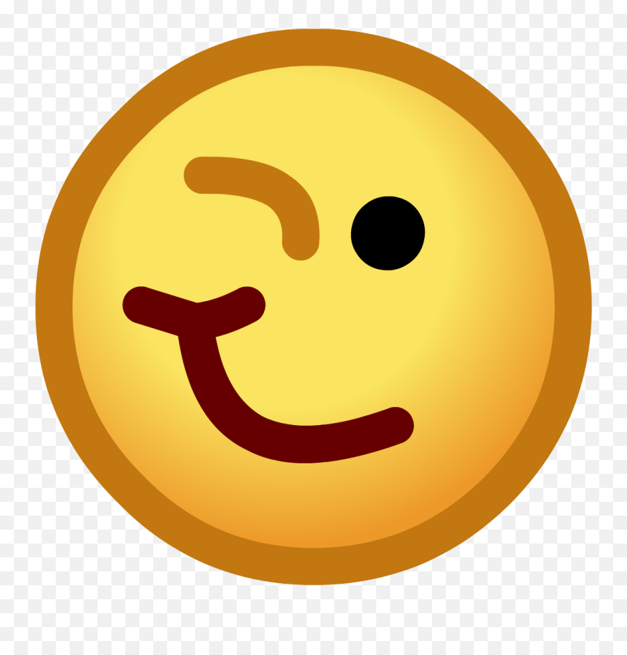 Smiley Wink Png 5 Image - All Club Penguin Emojis,Wink Png