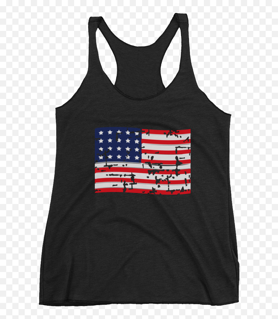 Vintage American Flag Png - Sleeveless Shirt,Distressed American Flag Png
