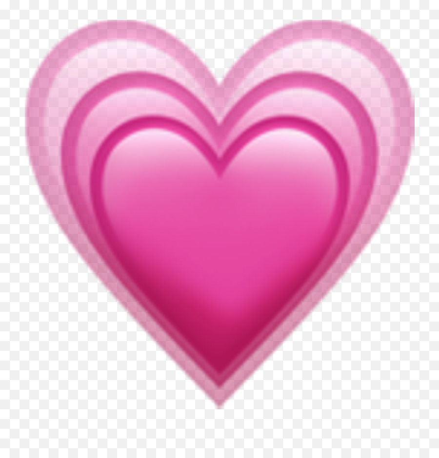 Heart Png Icon - Iphone Heart Emoji Png Transparent Pink Heart Emoji Png,Pink Heart Png