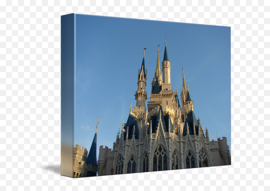 Walt Disney Castle By Juan Pablo Bravo - Disney Cinderella Castle Png,Disney Castle Png