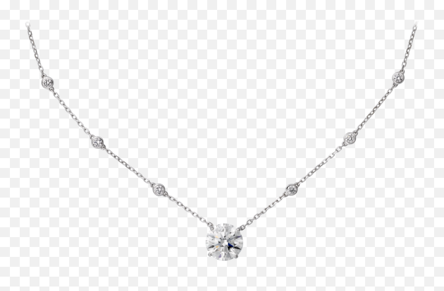 Crhp701148 - High Jewellery 1895 Necklace Platinum High Jewelry 1895 Necklace Cartier Price Png,Jewelry Png