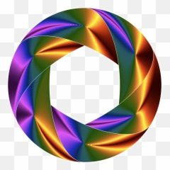 Shutter Aperture 3 - Rainbow Camera Png 2244x2244