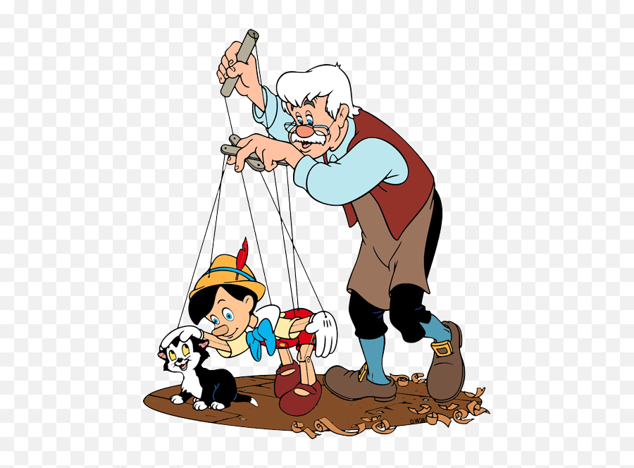 Pinocchio Clipart Figaro - Pinocchio Geppetto Png Full Pinocchio And Geppetto Png,Pinocchio Png