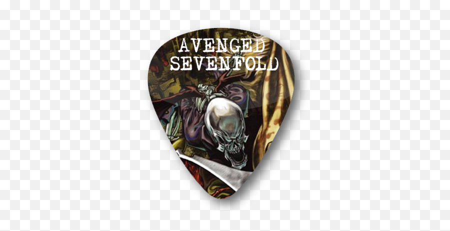 City Of Evil Standard Guitar Pick - Avenged Sevenfold City Of Evil Png,Avenged Sevenfold Logo