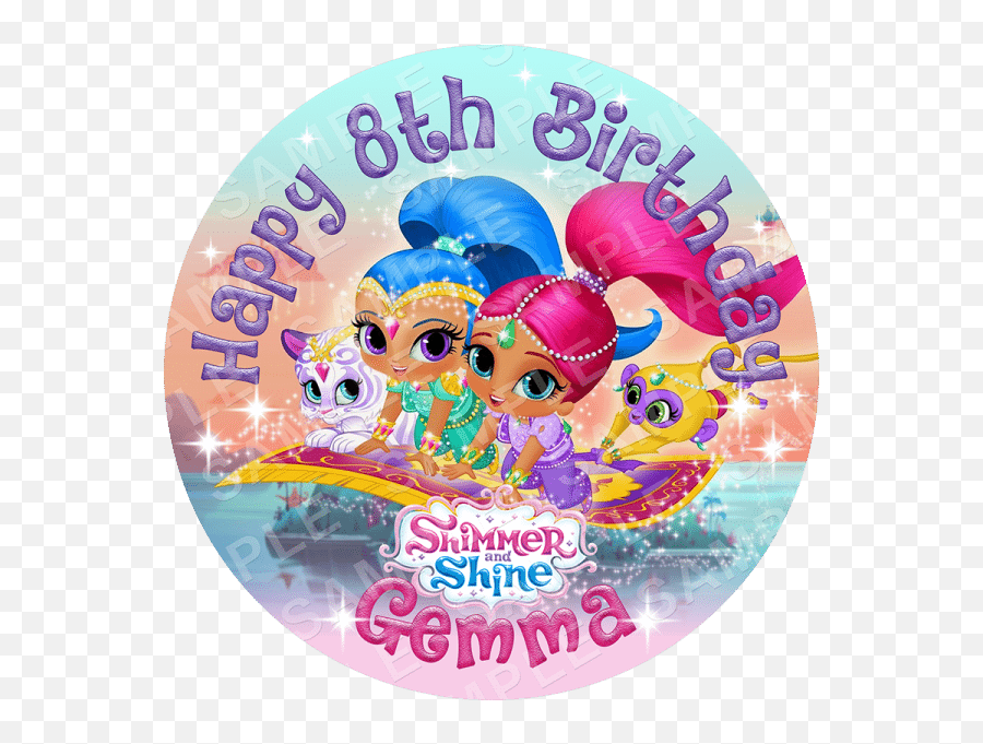 Shimmer And Shine Birthday Invite - Fête De La Musique Png,Shimmer And Shine Png