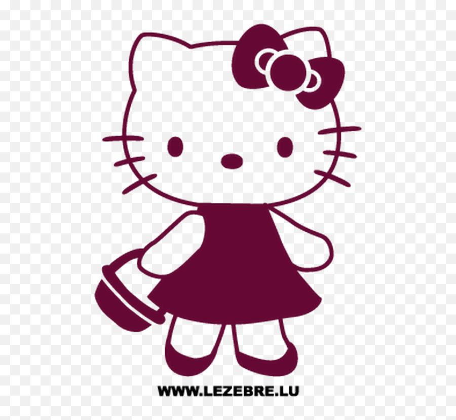 Hello Kitty Basket Decal - Hello Kitty Face Png,Hellokitty Png