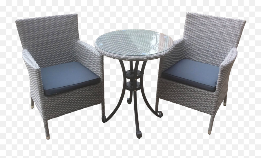 Katie Blake Chatsworth 60cm Bistro Set Grey - Chair Png,Table And Chairs Png