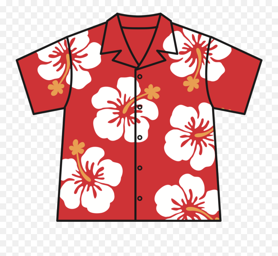 Hawaiian Hibiscus Clothing Png Clipart - Transparent Background Hawaiian Shirt Clipart,Hawaiian Png