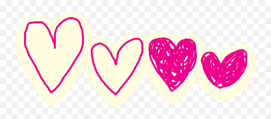 Free Heart Hand Drawn Border Png With - Heart Png Border,Pink Border Png