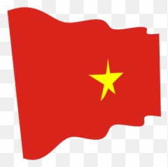 Vietnam Waving Flag Clip Art - Vertical Png,Vietnam Flag Png