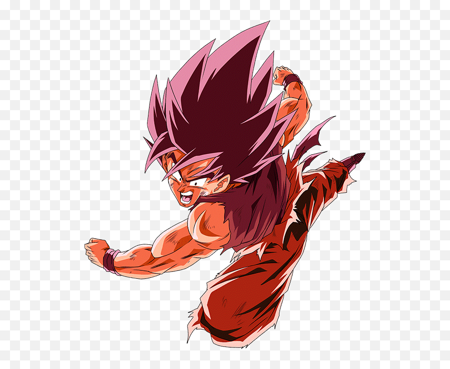 Goku - Kaioken Goku Dokkan Png,Goku Hair Png