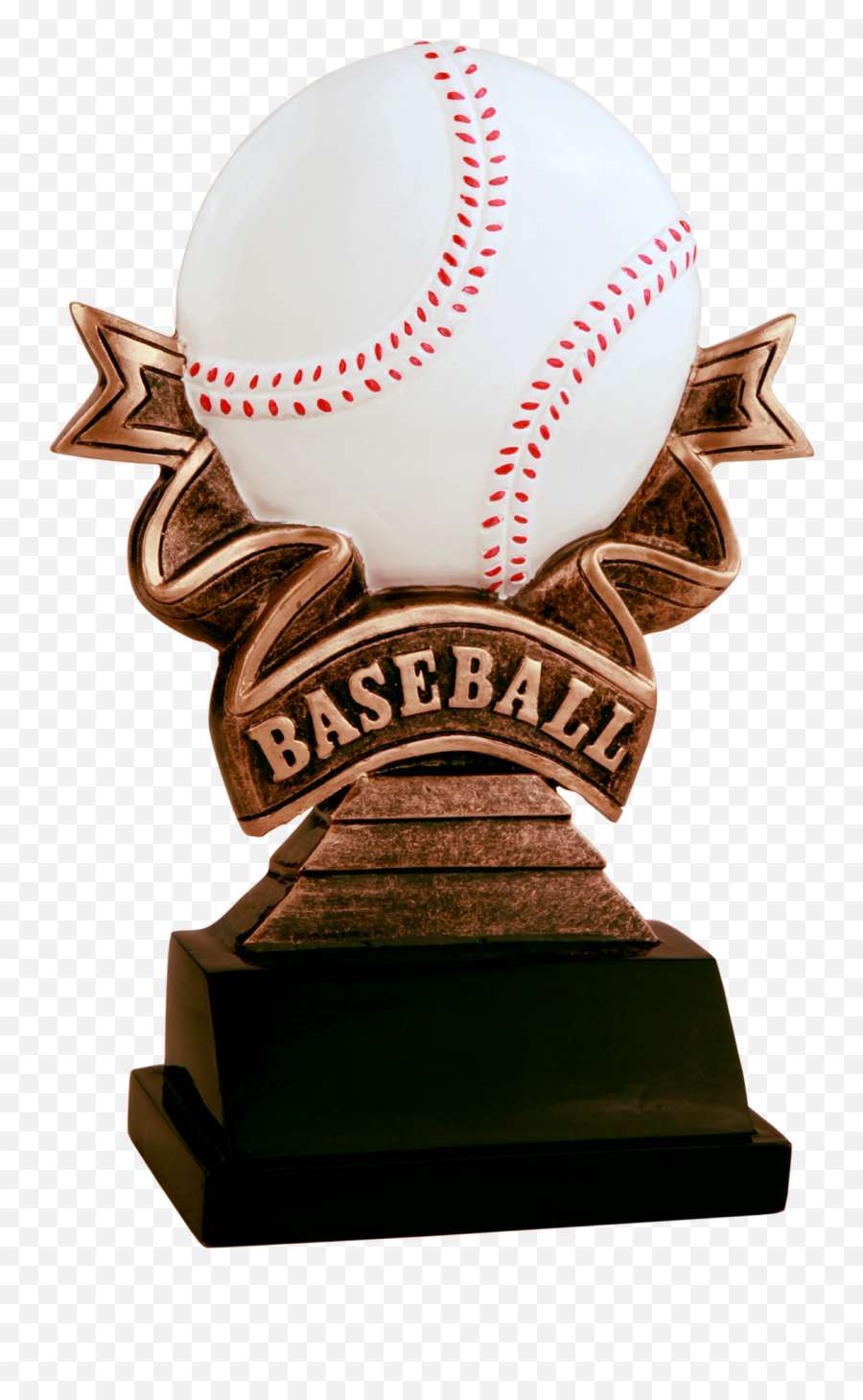 Download Baseball Ribbon Resin - Baseball Ribbon Resin Transparent Background Baseball Trophy Png,Trophy Transparent Background