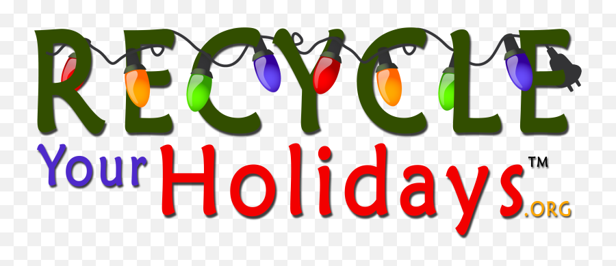 Recycle Your Holidays - Christmas Lights Png,Holiday Lights Png