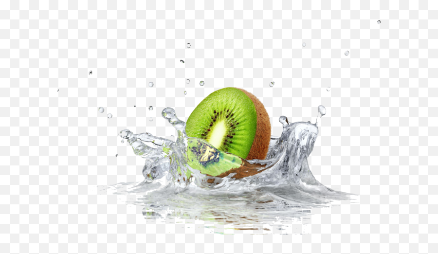 Download Hd Fruit Water Splash Clipart Divider - Splash Kiwi Splashing In Water Png,Water Splash Clipart Png