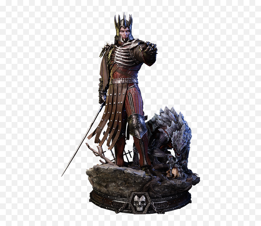 Wild Hunt Eredin Polystone Statue - Eredin Statue Png,Witcher 3 Logo
