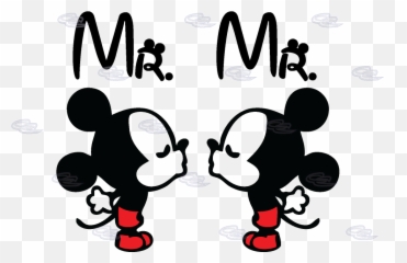 Mickey Mouse - Mickey And Minnie Drawing Png,Beso Png