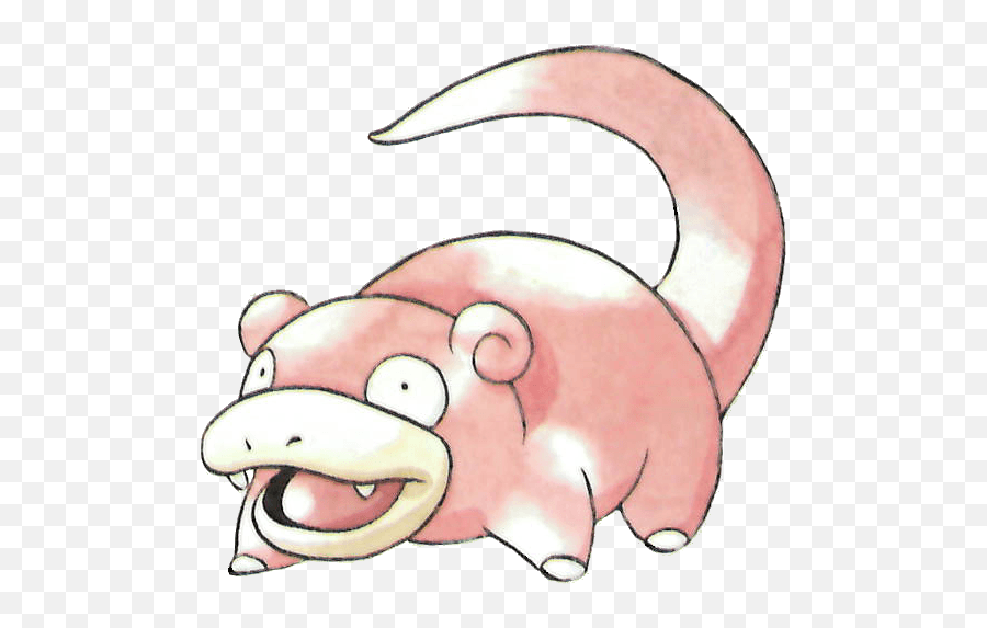 Pokemon Sketch Drawings - Pokemon Slowpoke Original Art Png,Slowpoke Png