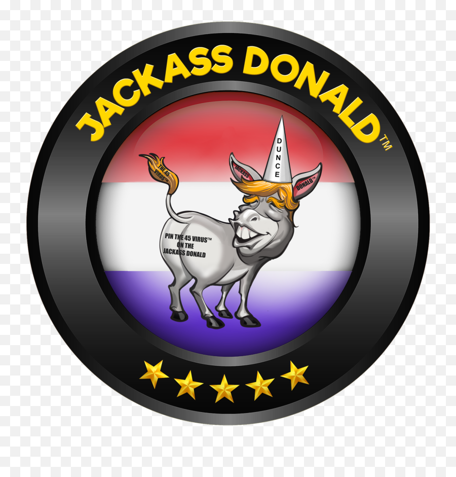 Jackass Donald Five Star Medal - Fictional Character Png,Jackass Logo
