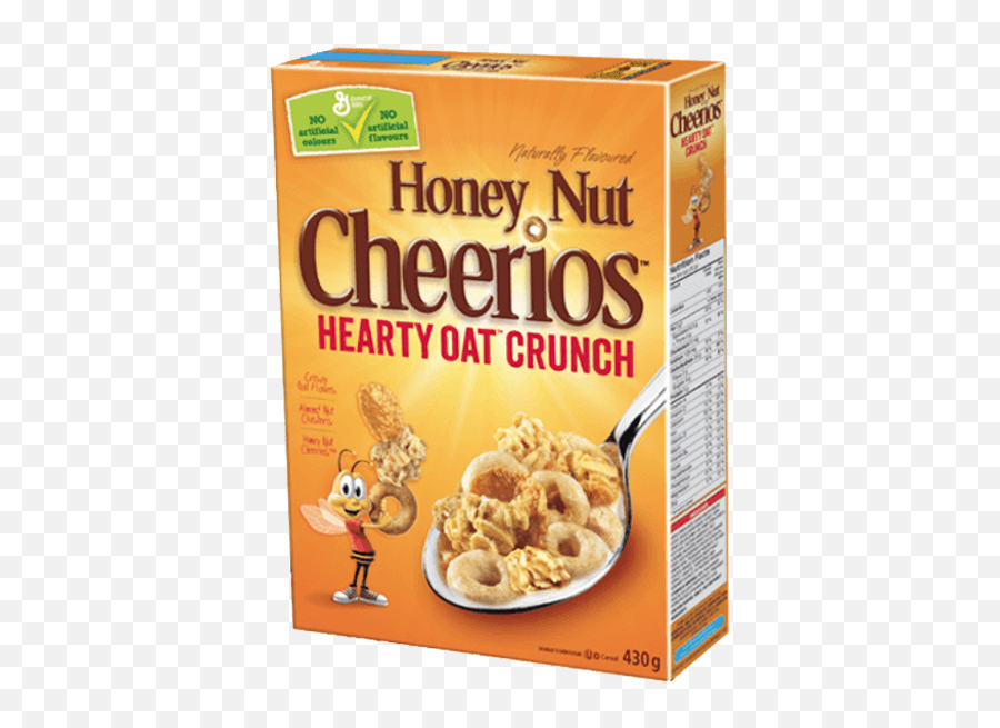 Honey Nut Hearty Oat Crunch Cheerios Made And Sold In - Cheerios Png,Cheerios Png