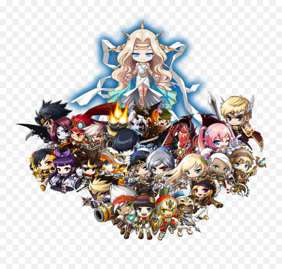 Online Gaming - Maplestory Characters Png,Maplestory Logo