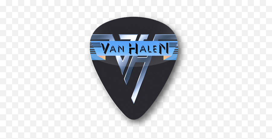 Van Halen Deluxe Standard Guitar Pick - Zafran Indian Bistro Png,Van Halen Logo Png