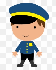 Clip Art - Police Officer Clipart Png Download Full Size Clip Art Policeman Png,Police Hat Png