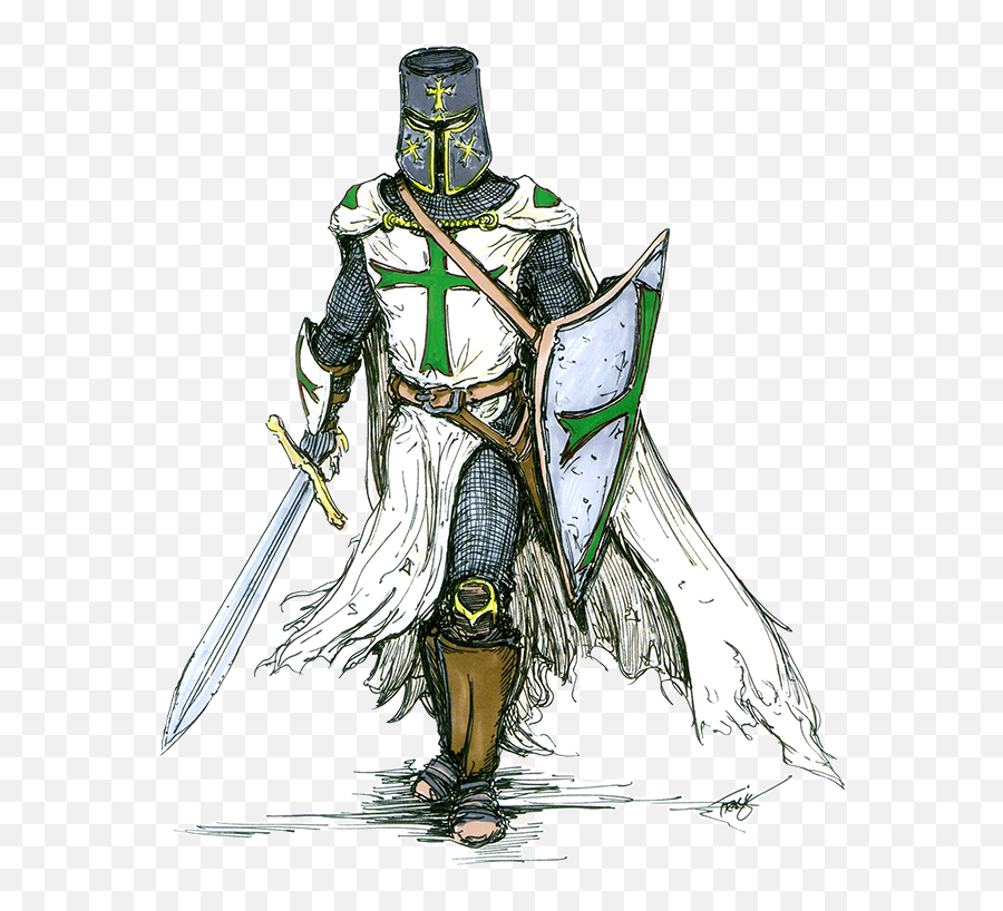 Crusader Templar Award Tampa Catholic High School - Pencil Medieval Knight Drawing Png,Crusader Png