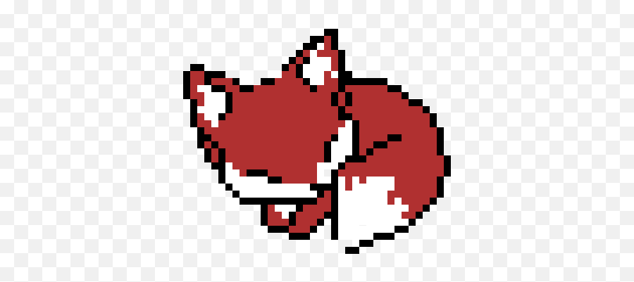 Kawaii Fox - Nosepass Pokemon Pixel Art Png,Kawaii Pixel Png