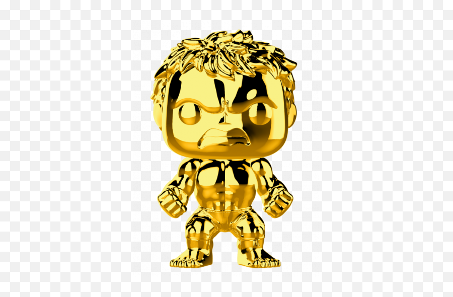 The First Ten Years Hulk Gold Chrome - Gold Hulk Funko Pop Png,Funko Pop Png