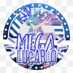 Icon Mega Lucario Insta Lines Sticker - Dot png