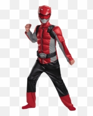 Super Samurai Gold Ranger Muscle - Kids Red Power Rangers Costume Png,Red Power Ranger Png