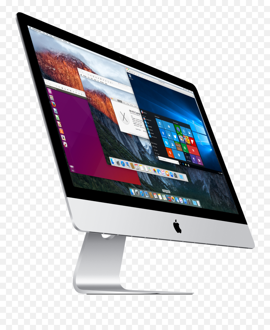 Download Imac5k - Fusion Desktop Desktop Mac Transparent Transparent Background Mac Computer Png,Mac Png