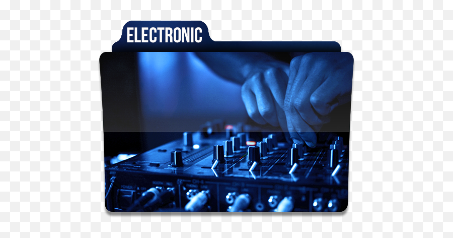 Electronic Music Folder 2 Icon Png Clipart Image Iconbugcom - Dj Music Folder Icon,Orange Is The New Black Folder Icon