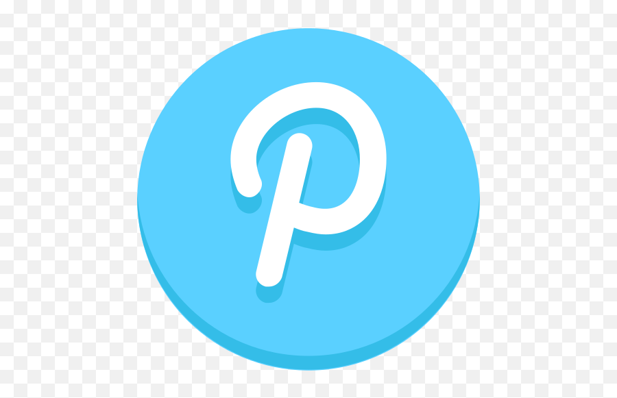 Pinterest Logo Free Icon Of Social - Logo De Pinterest En Azul Png,Pinterest Icon Images